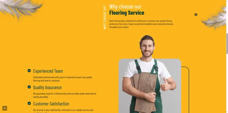 Modern Flooring Service & Lead Generation Platform screenshot 1