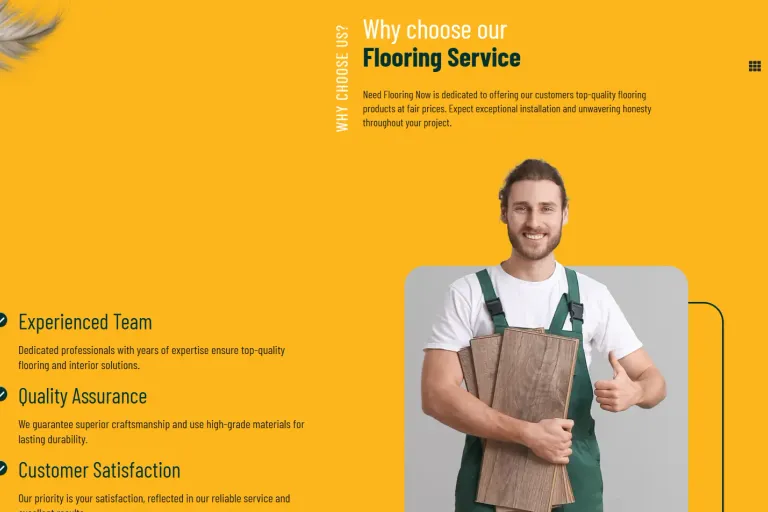 Modern Flooring Service & Lead Generation Platform screenshot 1