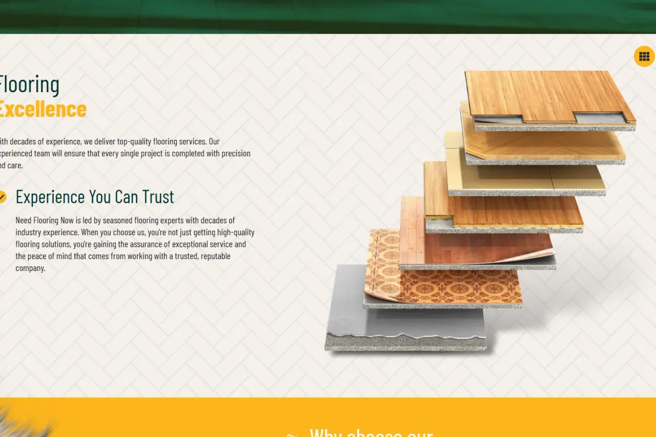Modern Flooring Service & Lead Generation Platform screenshot 2
