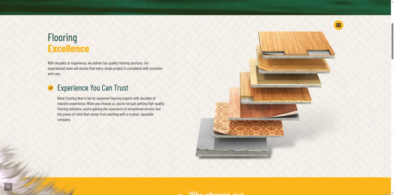 Modern Flooring Service & Lead Generation Platform screenshot 2