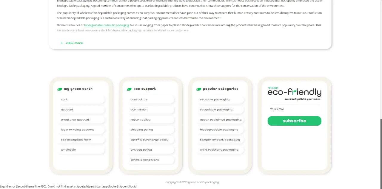 Eco-Friendly Packaging & Sustainable Product Branding Platform screenshot 4