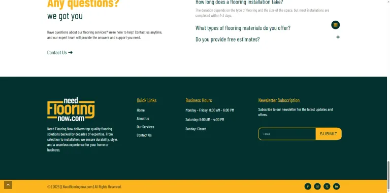 Modern Flooring Service & Lead Generation Platform screenshot 3