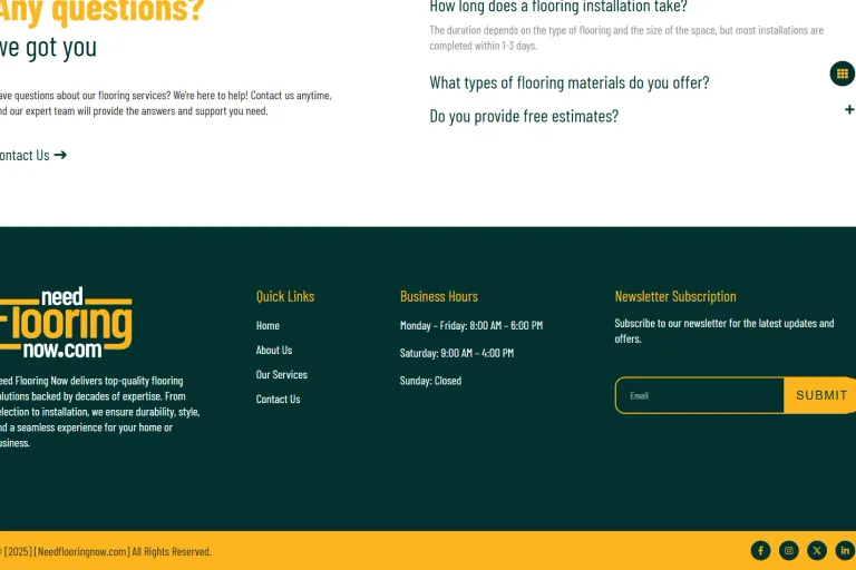 Modern Flooring Service & Lead Generation Platform screenshot 3