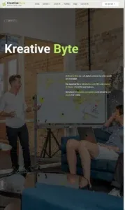 High-Performance Agency Website for KreativeByte