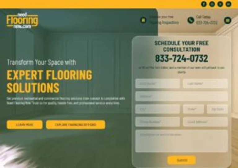 Modern Flooring Service & Lead Generation Platform